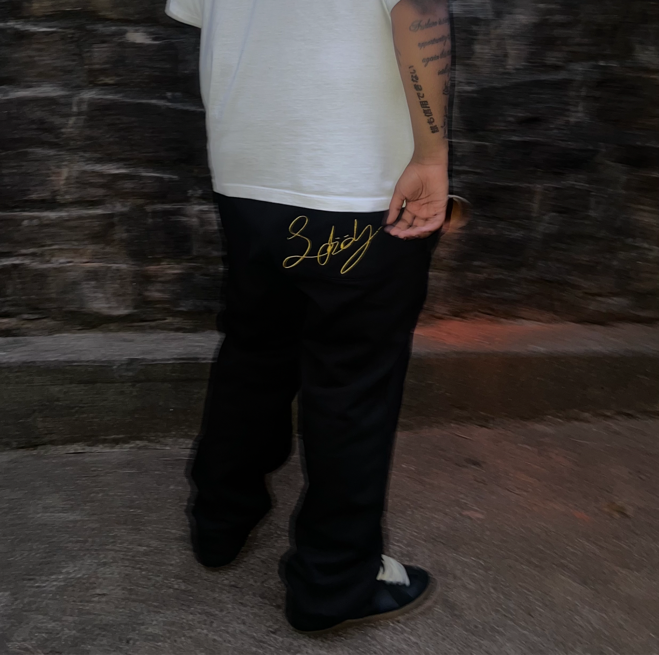 Lordy Yankee Sweats Gold n Black
